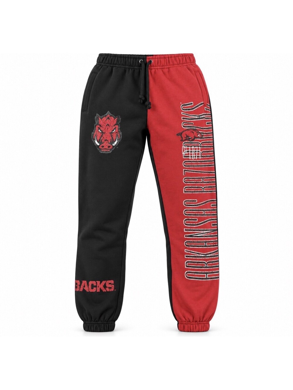 Mitchell & Ness Arkansas Razorbacks Split Leg Jogger Pants Men’s Small NWT
